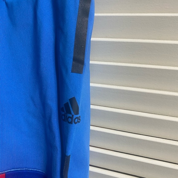 NWT RARE Adidas Colorblock Women's Leggings size xs 4 6 blue red navy black - Picture 6 of 10